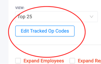 Edit Tracked Op Codes Button